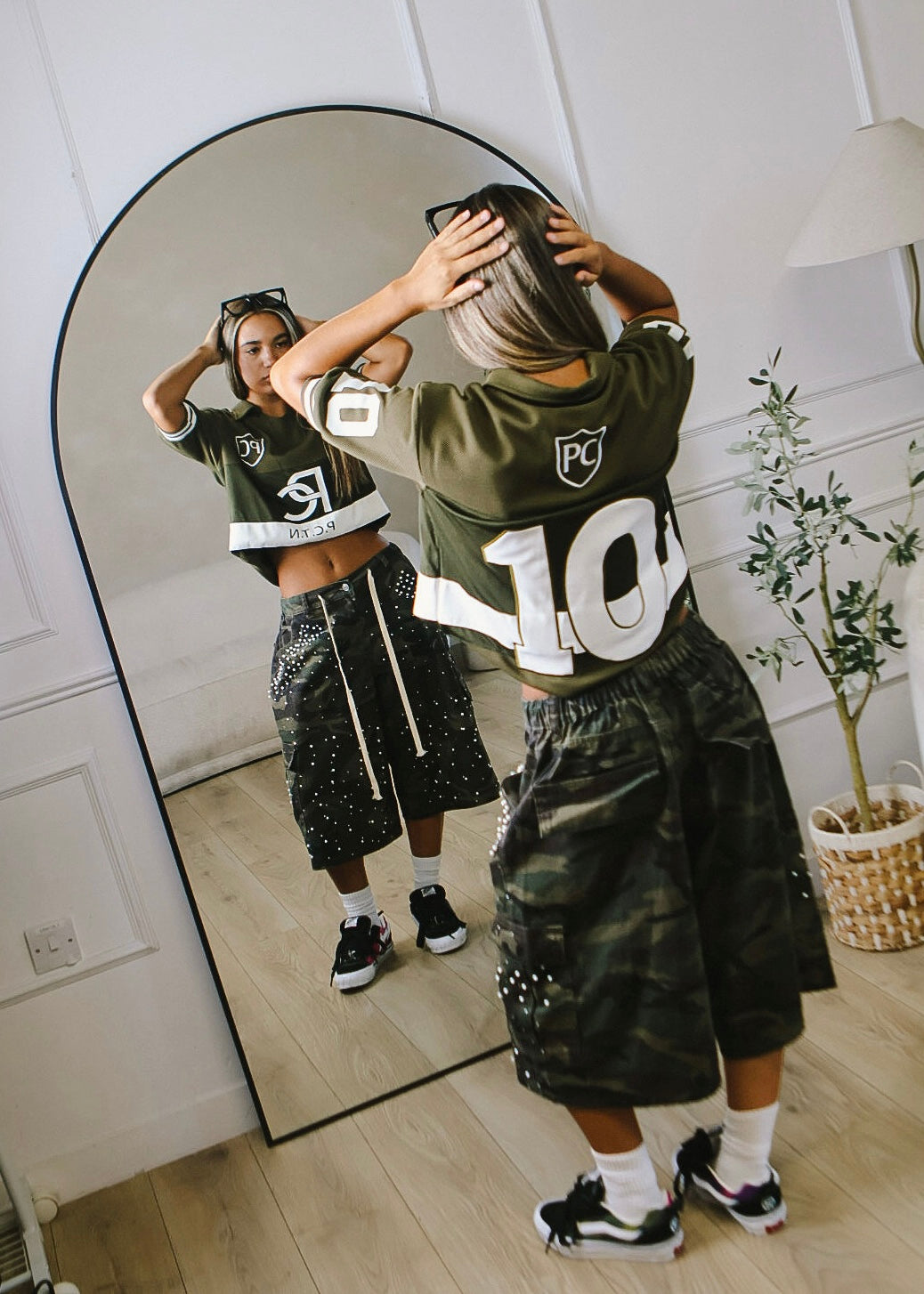 P.C.T.N Futból Jersey | Olive/White