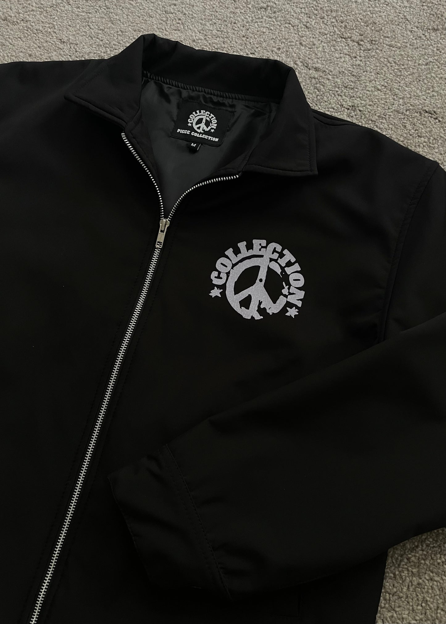 Piece Collection Worker Jacket | Black / White