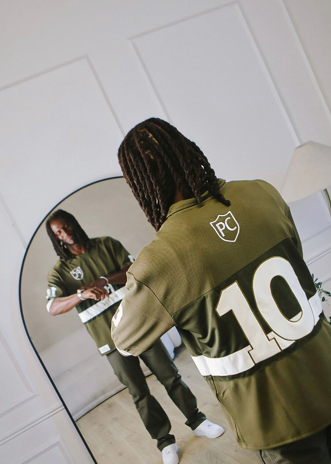P.C.T.N Futból Jersey | Olive/White