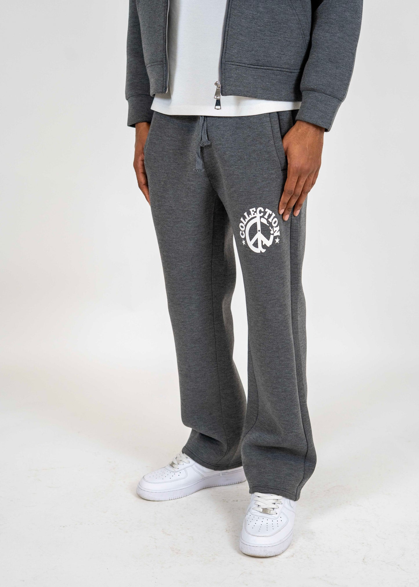 Scuba Joggers | Charcoal Grey / White