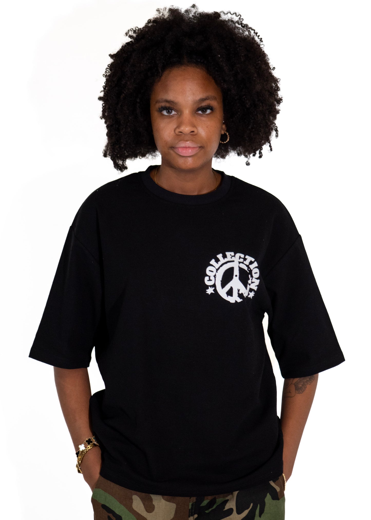 Stay Fly Waffle Knit | Black / White