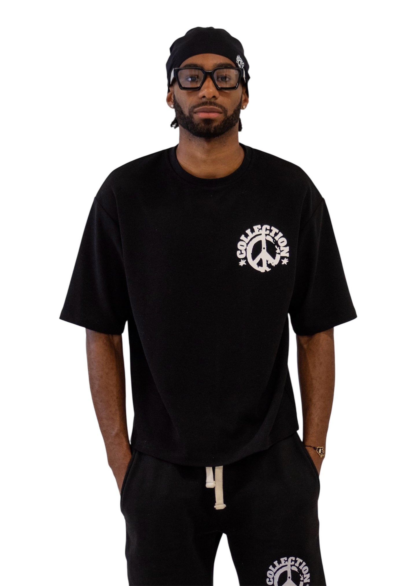 Stay Fly Waffle Knit | Black / White