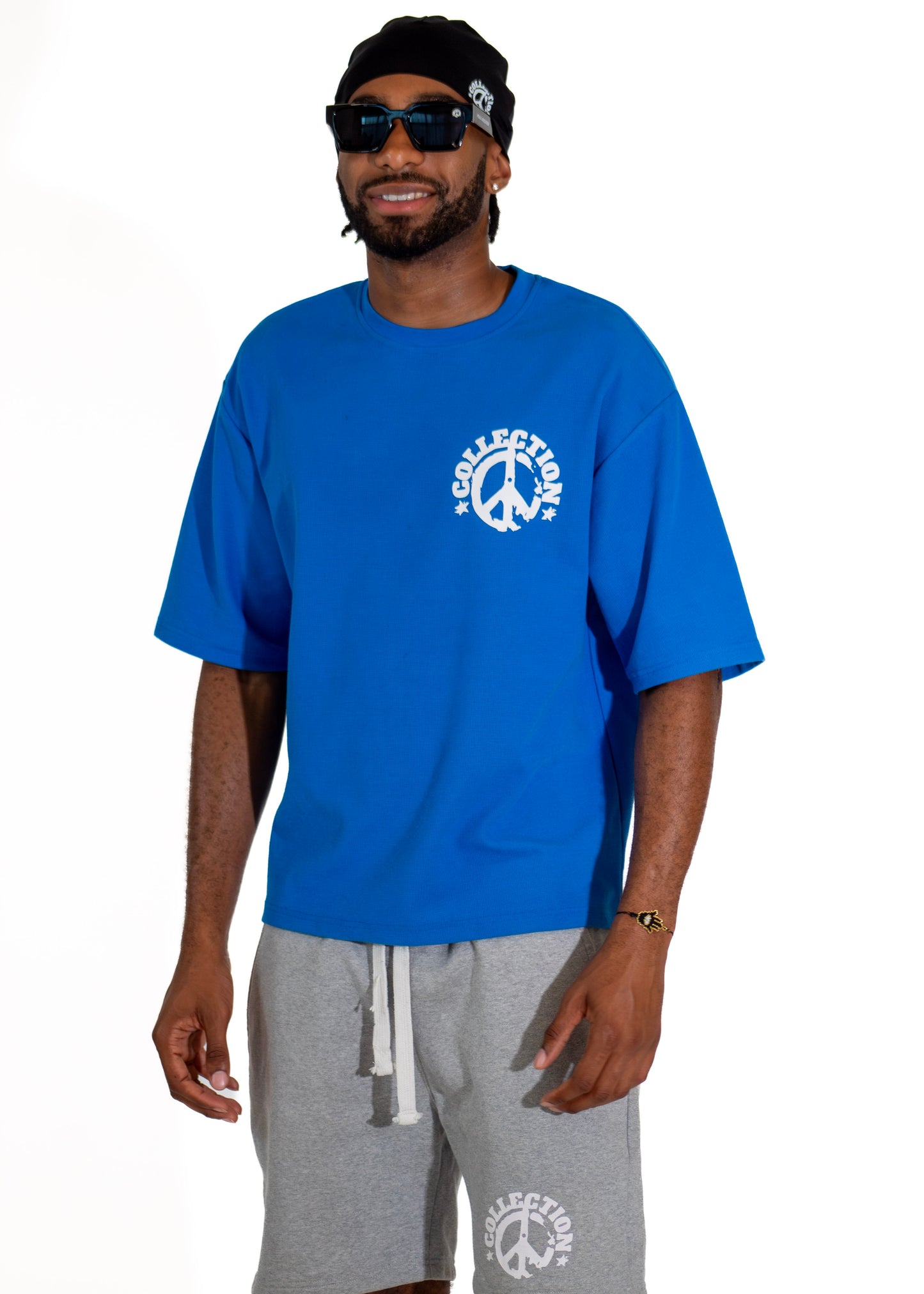 Stay Fly Waffle Knit | Blue / White