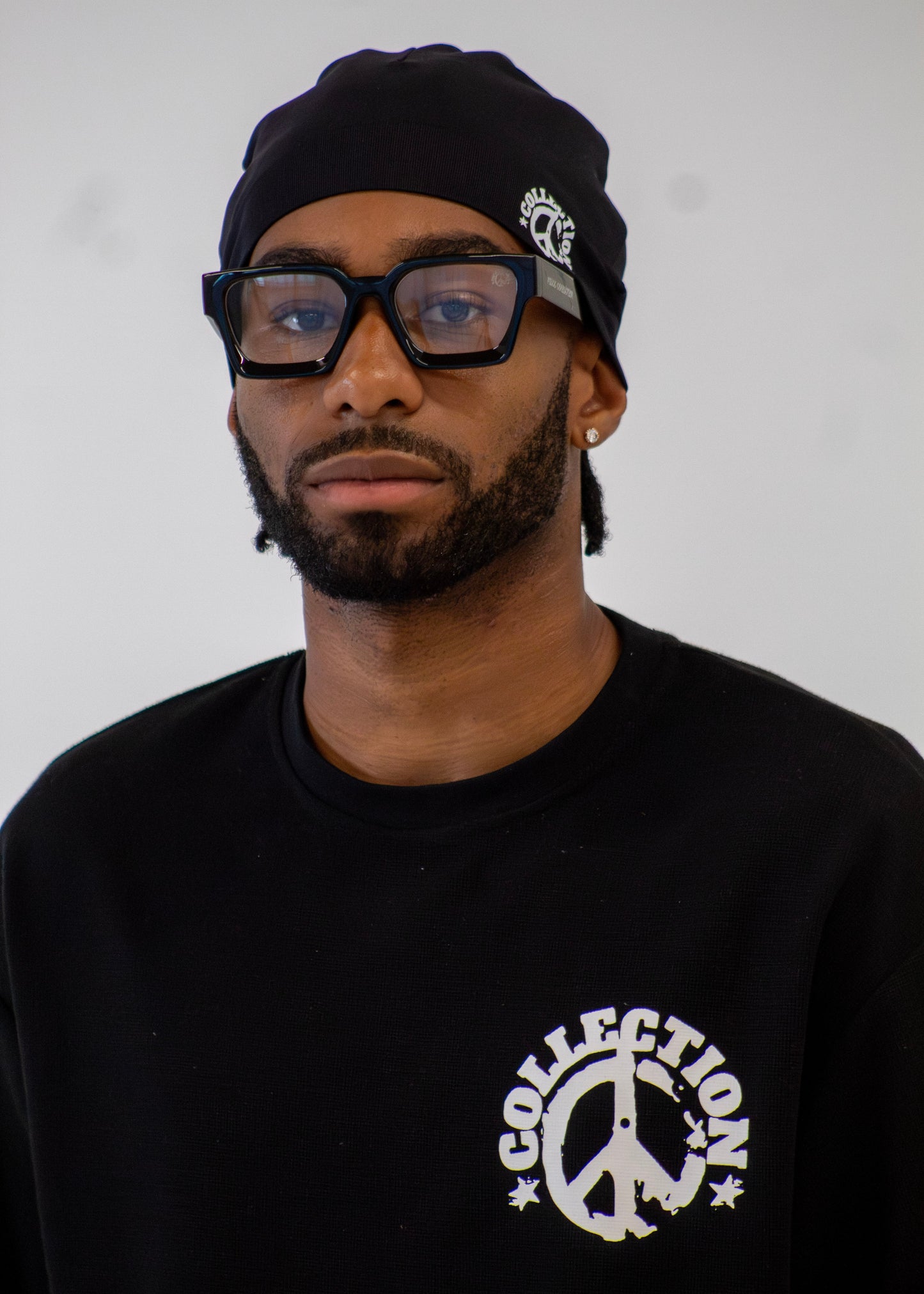 Piece Collection Clear Framed Glasses