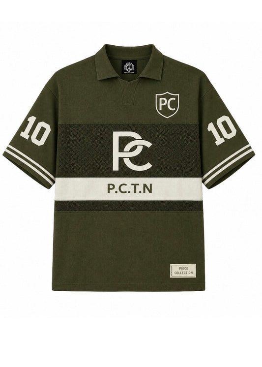P.C.T.N Futból Jersey | Olive/White
