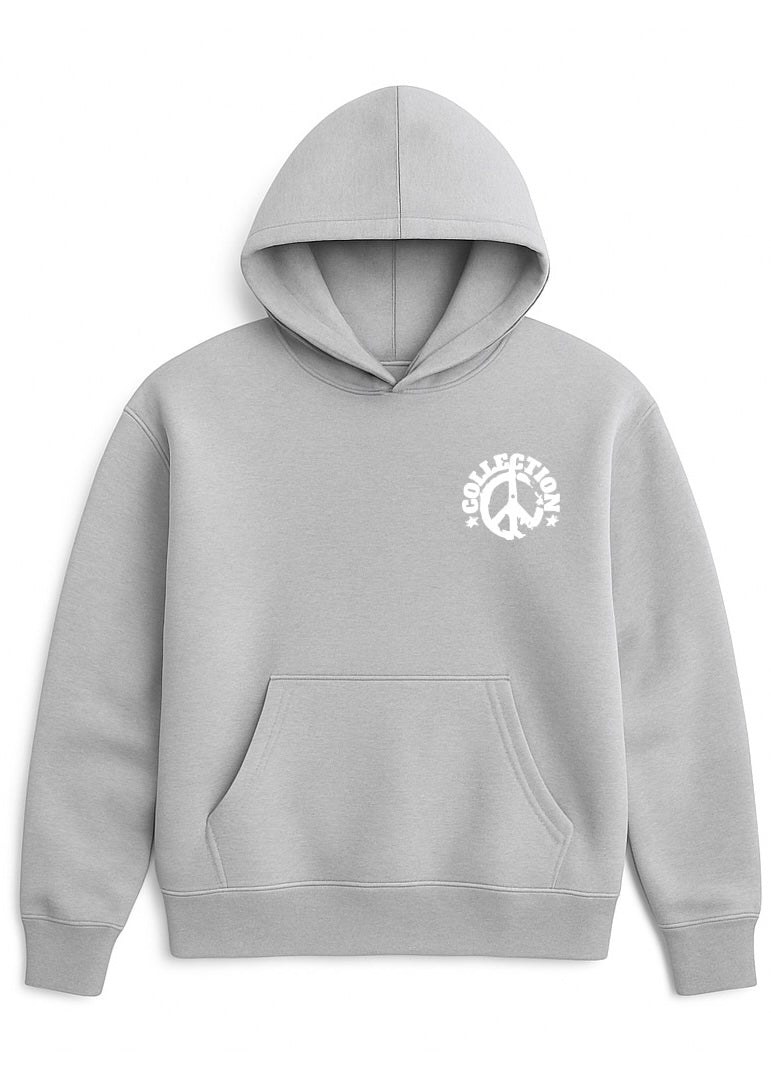 Piece Collection Essential Hoodie | Grey / White