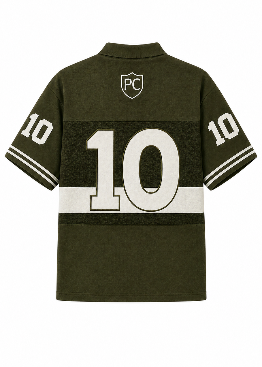 P.C.T.N Futból Jersey | Olive/White